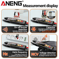 ANENG PN130 Multimeter Digital Portabel Cerdas 4000 Counts untuk Pengujian Tegangan Arus AC/DC dan Resistansi