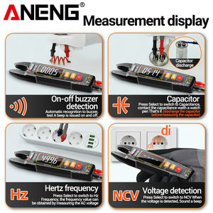 ANENG PN130 Tragbares Intelligentes Digitales Zangenmessgerät 4000 Counts Multimeter für AC/DC Spannung Strom Widerstand Tests - Product Image 4