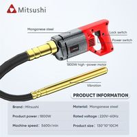 Mitsushi Durable Concrete Vibrator Multifunktion aler elektrischer Beton vibrator Brandneuer Beton vibrator