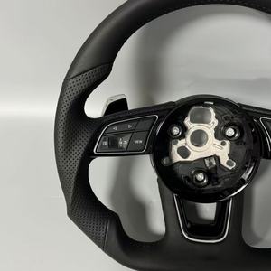 Volant de voiture personnalisé en cuir sport pour <span class=keywords><strong>Audi</strong></span> S6 S7 A4 B8 <span class=keywords><strong>A5</strong></span> A6 A7 Q3 Q5 A3 S3 S8 R8 <span class=keywords><strong>S</strong></span>-<span class=keywords><strong>Line</strong></span> - Product Image 5