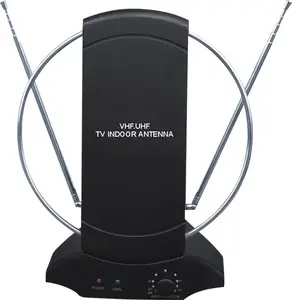 Amplificateur d'antenne numérique fm VHF UHF noir, 47-862MHz, haute qualité, pour télévision intérieure