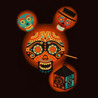 Kit de fabrication de lanternes en papier à gratter 3D Crâne de sucre, thème Jour des Morts mexicain, pour enfants, fête d'Halloween, jouet artisanal