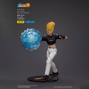 Figura de Acción Coleccionable JOYTOY <span class=keywords><strong>KOF</strong></span> 98UM Hero Team Benimaru Nikaido JT01444 Escala 1/18, Modelo Articulado - Product Image 3