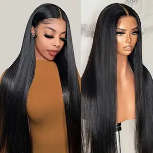 GDYhair 13x4 HD Lace Front Bone Straight Virgin Brazilian Human Hair Wigs Vendors Perruque HD 360 Full Lace Frontal Wigs