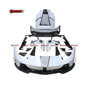 ชุดแต่งคาร์บอนไฟเบอร์แบบฟอร์จแห้งคุณภาพดีที่สุดสไตล์ MSY สำหรับ Ferrari 812 กันชนหน้า สเกิร์ตข้าง บังโคลน สปอยเลอร์หลัง - Product Image 3