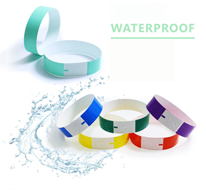 Printable Tyvek Dupont Paper <b>Wristbands</b> Waterproof Disposable Identification Party Bracelet Tickets <b>Wristbands</b> for Events - Product Image 4