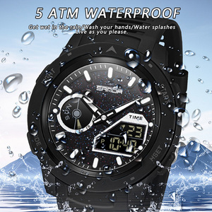 Reloj Digital Luminoso a Prueba de Agua Sanda 6335 con Alarma, Reloj de Pulsera Universal para Correr y Ciclismo - Product Image 6