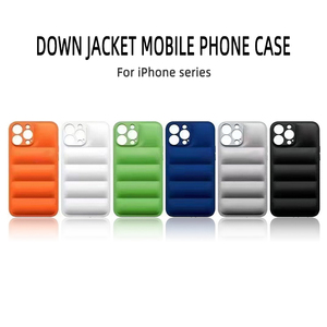 Ốp Lưng Điện Thoại Puffer Mới Ốp Lưng Silicon Mềm Ốp Lưng Điện Thoại Áo Khoác Thương Hiệu Thời Trang Cho <span class=keywords><strong>iPhone</strong></span> 14 13 12 11 Pro Max X Xs Xr <span class=keywords><strong>7</strong></span> 8 Plus - Product Image 2