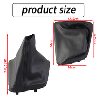 Nueva Funda de Piel para Palanca de Cambios de Coche, Funda de Piel para Palanca de Cambios Manual para Hyundai Verna/Solaris 2 Modelos 18-22