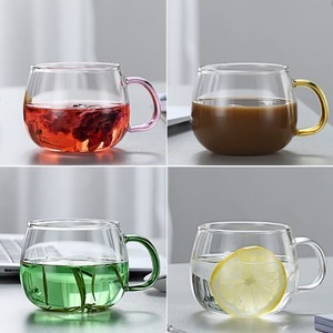 Ensemble de 6 tasses à boire en <span class=keywords><strong>verre</strong></span> borosilicate de qualité supérieure, style moderne, utilisable <span class=keywords><strong>au</strong></span> <span class=keywords><strong>micro</strong></span>-ondes, pour le camping, passe <span class=keywords><strong>au</strong></span> lave-vaisselle et <span class=keywords><strong>au</strong></span> <span class=keywords><strong>micro</strong></span>-ondes - Product Image 2