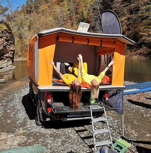 Roof Inflatable <b>Tent</b> Outdoor Camping Car Roof Top <b>Tent</b> Quick Open Inflatable Four-season Double Layer EJ-CZP Windproof Design Of - Product Image 1