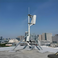 Mât de télécommunication robuste en acier au carbone Q355 galvanisé à chaud avec services de pliage et de découpe pour l'installation d'antennes 4G LTE