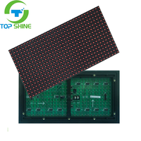 Module d'affichage LED numérique pour panneau publicitaire extérieur DIP546 rouge, blanc, bleu, vert, jaune P10 P12.5 P20 P16 32x16 points