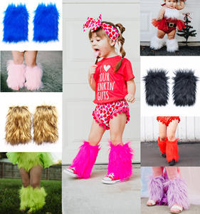 Penutup Kaki Bulu Anak Musim Dingin Terbaru, Penghangat Kaki Berbulu untuk Anak Perempuan - Product Image 2