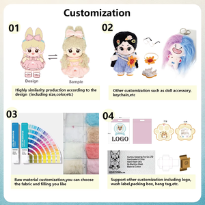 Juguetes de Peluche Personalizados de Bajo MOQ, Figuras de Peluche de Dibujos Animados de Navidad, Regalos de Navidad, Muñecos de Peluche Personalizados para Niños - Product Image 6