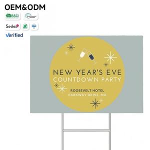 Op maat gemaakte, weerbestendige reclameborden, gepersonaliseerde groothandelsaanbieding, tuinborden - Product Image 1