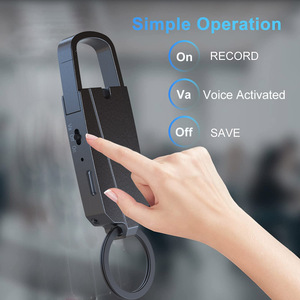 64GB <span class=keywords><strong>Tiny</strong></span> Keychain ghi âm giọng nói với giọng nói kích hoạt onekey ghi âm MP3 phát lại cho nghiên cứu memorandum - Product Image 2