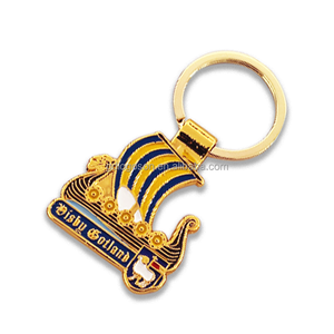Персонализированный традиционный Золотой мягкий эмалированный брелок с металлическим шармом на заказ красная шведская Дала лошадь Швеция Сувенирный брелок - Product Image 5