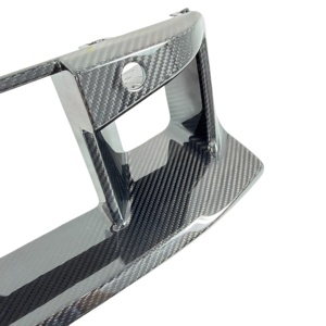 Grille inférieure de pare-chocs avant en fibre de carbone sèche de style OE pour BMW G87 M2 2023 2024 - Product Image 2