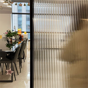 Pellicola Privacy per <span class=keywords><strong>Finestre</strong></span>, Vetro Smerigliato Rimovibile Anti-UV, Adesivi Decorativi a Effetto Canna per Casa e Ufficio - Product Image 6