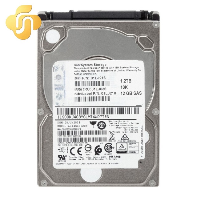 01LJ216 01LJ038 1.2TB 10K SAS 12Gbps Enterprise 2.5" HDD ST1200MM0088 Server Hard Drive