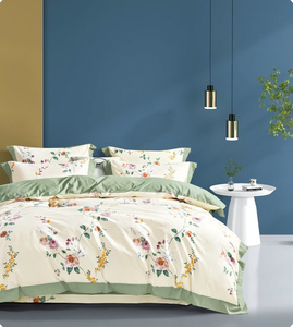 Set <span class=keywords><strong>copripiumino</strong></span> <span class=keywords><strong>in</strong></span> cotone stampato king size singolo <span class=keywords><strong>matrimoniale</strong></span> stampato <span class=keywords><strong>in</strong></span> cotone personalizzato set lenzuola con federa - Product Image 5