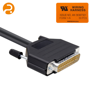 Cable <span class=keywords><strong>de</strong></span> Control Serial Industrial DB25 Macho a Macho Personalizado |   Arnés <span class=keywords><strong>de</strong></span> Cableado Multipolar Blindado con Aislamiento <span class=keywords><strong>de</strong></span> PVC y Conductor OFC - Product Image 2