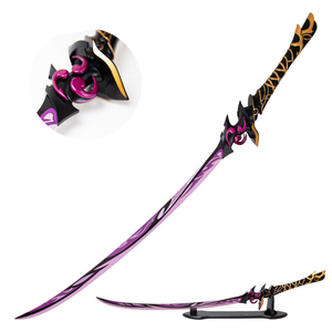 Juego caliente <span class=keywords><strong>Genshin</strong></span> <span class=keywords><strong>Impact</strong></span> Arma Réplica Raiden Shogun Baal <span class=keywords><strong>Samurai</strong></span> Katana Espada 109cm 1,9 kg Juguetes Katana - Product Image 1