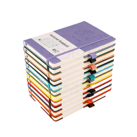 Carnet de notes à couverture rigide A4 ligné avec fermeture élastique, 160 pages, papier lisse, carnet personnalisé avec logo pour étudiant