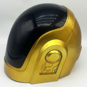 Casco <span class=keywords><strong>Daft</strong></span> <span class=keywords><strong>Punk</strong></span> all'ingrosso, replica indossabile in resina color argento per cosplay di Thomas, oggetti di scena per feste di Halloween - Product Image 6