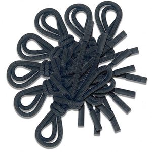 Wholesale Custom Nylon Polyester Polypropylene PP Woven Shoe Leash Solid Color Zipper <b>Braided</b> Rope for Bags Garments - Product Image 2