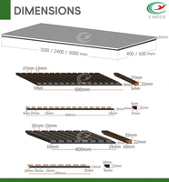 Finitions murales pour restaurants, panneaux acoustiques modernes en MDF de taille 600 x 2400 mm, panneaux en bois personnalisés en polyester, design 3D pour hôtels