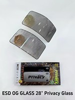 Protection d'écran en verre trempé OG 9H ESD Full Glue Anti Spy Peep Anti-statique 2.5D pour téléphone 11/12/13/14/15/16/17/18 ProMax