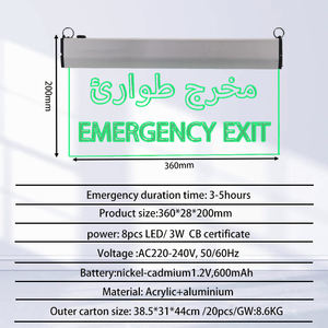 Luz de Emergencia LED Recargable de 3W de Alta Calidad Personalizada de Tuoming para Uso en Emergencias - Product Image 2