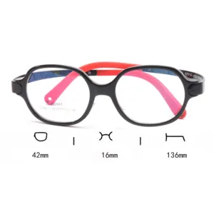 Популярные детские очки Регулируемые накладки для носа Детские гибкие оправы для очков оправа для очков оптические очки для детей