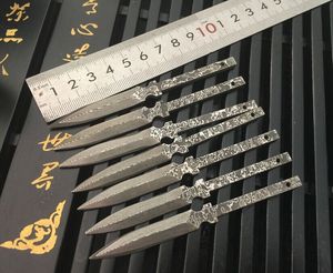Cuchilla de Té de Acero de Damasco para Dropshipping en Shopify, Forjada a Mano, para Proyectos de Bricolaje, Herramienta para Ceremonia del Té, Diseño Curvo Fuller - Product Image 6