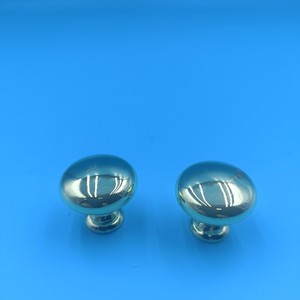 Zinc Alloy <b>Round</b> Furniture Knob 20mm 25mm 30mm Gold Chrome <b>Brushed</b> Modern Drawer Handle Surface Decoration Durable - Product Image 1