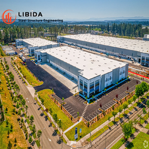 Kits d'ateliers préfabriqués personnalisés en structure légère d'acier avec soudure pour hangars agricoles et entrepôts de stockage - Product Image 3