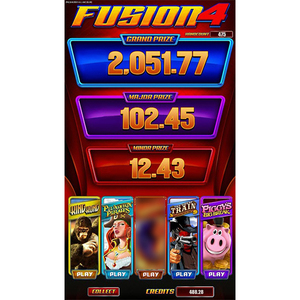 Juegos de Habilidad con Diamantes QIQU, Precio de Fábrica, Fusion 4, 5 en 1, Tablero de Juegos, Versión Android Popular en EE. UU., para Máquinas de Juego, en Venta - Product Image 1