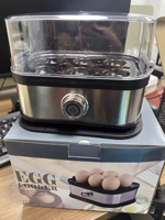 Mesin Pengukus Makanan Mini Otomatis Portabel 400w Berbahan Baja Anti Karat, Mesin Sarapan, Pemasak Telur untuk Penggunaan di Rumah