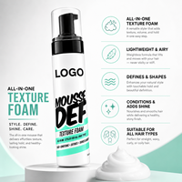 Espuma para Peinar el Cabello de Calidad Profesional, Espuma Ligera Acondicionadora para Definir Rizos, Aumentar el Brillo y la Textura