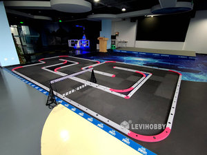 Piste de course <span class=keywords><strong>RC</strong></span> portable 10,3x5,4M avec barrières latérales pour mini voitures <span class=keywords><strong>RC</strong></span>, compétition, événement commercial, parc d'attractions - Product Image 6