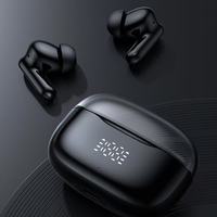Écouteurs sans fil TWS Bluetooth 5.4 avec affichage numérique, haut-parleur de 13 mm, puce Jieli, écouteurs intra-auriculaires