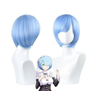 Peluca Sintética Corta Retro en Oferta, Hecha a Máquina, Sin Necesidad de Tinte, para <span class=keywords><strong>Cosplay</strong></span>, Anime, Fiestas, Disfraces, Densidad Media del 150% - Product Image 3