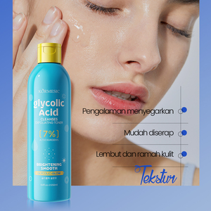 Tónico Facial KORMESIC con Ácido Glicólico al 7%, Certificado por Bpom, 250 ml, Blanqueador, Iluminador, Hidratación Duradera, Equilibrio Agua-Aceite - Product Image 2