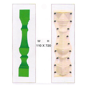 70Cm 60Cm ABS Ban Công Bê Tông Đúc Sẵn Lan Can Khuôn - Product Image 6