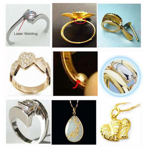 200WYagゴールドシルバーメタルジュエリー修理テーブルトップ優れた光学系レーザー溶接機ガラス用スポット溶接機 - Product Image 6