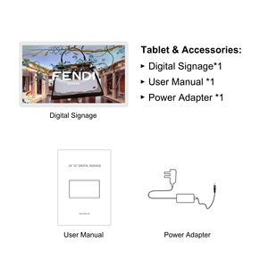 2025 21.5 inch treo tường Incell màn hình cảm ứng kỹ thuật số biển Tùy chọn PoE Android 13 4 + 32GB 1920*1080 IPS Tablet PC - Product Image 6