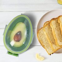 Hot verkopende plastic avocado opbergdoos, fruit- en groentevershouder, voedselbewaarbak, keukenhulpje