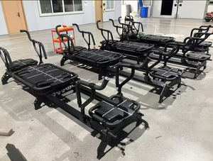 業務用ミニメイジスーパーヨガコアベッドブラックリフォーマーエクササイズ調整可能なアルミ製リフォーマーピラティス機器販売中 - Product Image 6